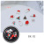 Exclusive for Cross-Border Christmas Nail Ornament Santa Claus Snowflake Gift Alloy Rivet Pearl Mixed Manicure Jewelry