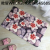 Flannel Printed Mat Bathroom Water-Absorbing Non-Slip Mat Home Doorway Floor Mat Door Mat Bedroom Carpet