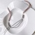Pink Yiren Fashion Brand Bow Pearl Asymmetric Tassel Necklace Female Ins Cute Classic Style Clavicle Chain
