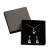 Spot Sales Kraft Box Black Jewelry Box Tiandigai Stud Earrings Necklace Storage Box Jewelry Packaging Box