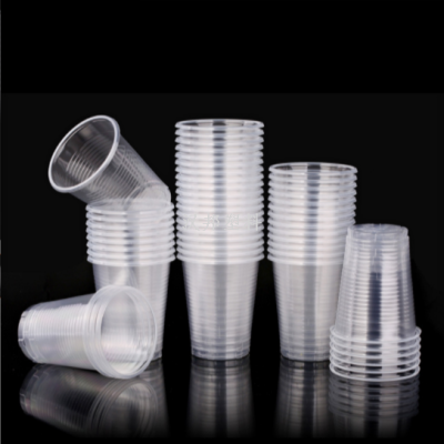 Disposable Cup Plastic Cup 1000 Pcs Transparent Commercial Extra Thick Cup Drinking Tea Cup Full Box Food Grade