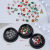 Exclusive for Cross-Border Christmas Nail Ornament Santa Claus Snowflake Gift Alloy Rivet Pearl Mixed Manicure Jewelry