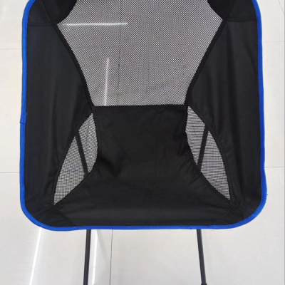 Outdoor Ultra-Light Aluminum Alloy Moon Chair Portable Folding Leisure Chair Camping Self-Driving Barbecue Fishing Sketch Chair