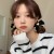 Japanese and Korean Ins Style Love Lint Bowknot Hair Rope Sweet Cute Girl Hair Band Ponytail Elegant Hair Accessories Female