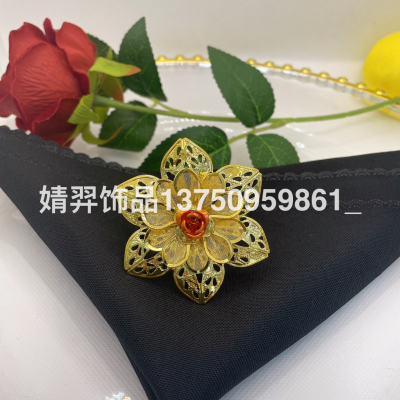 Napkin Ring Western Wedding Hotel Party Table Decoration Napkin Cloth Ornament Factory Direct Sales Self-Designed