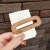 New Imitation Leather Barrettes Female Letters on Side Internet Celebrity Elegant Hair Pin Japanese and Korean High-Grade Bangs Small Clip Headwear