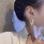 Korean Style Simple Graceful Elegant Geometric Ear Studs Silver Needle Pearl Love Heart Earrings Earrings Fashion Earrings Female Fashion Wholesale