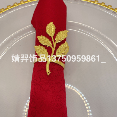 Napkin Ring Western Wedding Hotel Party Decoration Ornament Factory Direct Sales Self-Designed