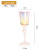 Handmade Crystal Red Wine Glass Dessert Wine Glass Golden Edge Beads Champagne Glass Ceremony Sense Sparkling Wine Cup