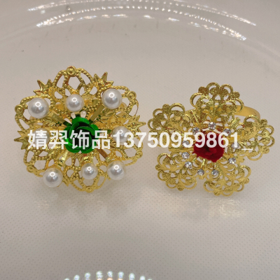 Napkin Ring Western Wedding Hotel Wedding Party Decoration Ornament Factory Direct Sales Self-Designed