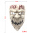 Human Clearance Plan Kiss Me Mask Halloween Demon Killer Cosplay Props Horror Mask