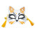 Japanese Style Cat Mask Cartoon Animation Boys and Girls Party Ball Supplies PVC Two-Faced Cat Fox Mask