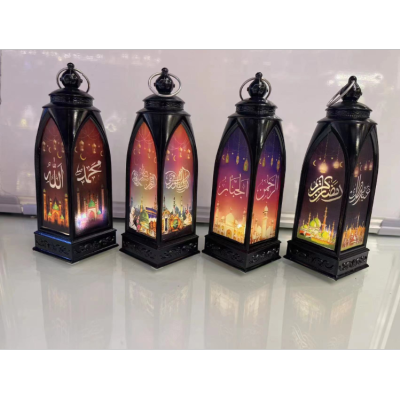 Ramadan Color Printing Small Arch Storm Lantern Lantern