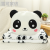 Giant Panda Afternoon Nap Pillow Dual-Use Cushion Air Conditioning Blanket Coral Velvet Cartoon Office Air-Conditioning Blanket Air Conditioning Blanket Two-in-One Pillow