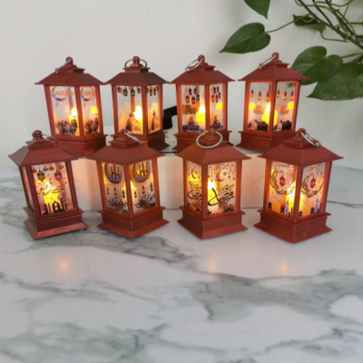 Ramadan Printing Small Square Storm Lantern Lantern