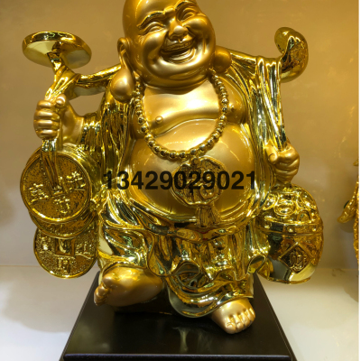 Hanger Buddha Gold Resin Electroplating Buddha