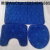 Plush Mats Toilet Three-Piece Carpet Bathroom Water-Absorbing Non-Slip Mat Household Mat Bath Foot Mat Factory Direct Sales