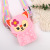 Fox Silicone Bag Coin Bag Female Creative Mini Silicone Zipper Earphone Bag Candy Color Wrist Strap Key Case