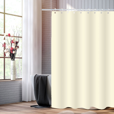 PVC Bag PEVA Shower Curtain Plain Color