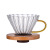 Hot and Cold Resistant Glass Coffee Maker Coffeepot Hand Blown Coffee Filter Cup V02 Wooden Pallet Set Funnel