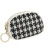 New Cowhide Mini Wallet Double Zipper Fashion Special-Interest High Sense Ins Houndrs Thooth Genuine Leather Coin Purse Women