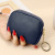 Genuine Leather Hand-Held Small Zip Wallet Women's First Layer Cowhide Simple Storage Keychain Coin Mini Coin Purse Wholesale