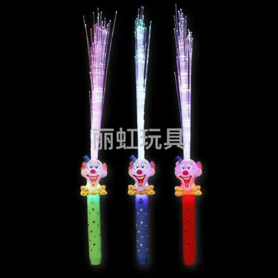 New Animal Fiber Optic Stick Cartoon Led Rod Glow Stick Luminous Toy Light Stick