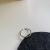 Korean Style 925 Sterling Silver Fashionable Simple and Irregular Simple Bracelet Ring for Women Special-Interest Design Index Finger Ring 2021new