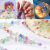 Mixed Size Non-Porous Glass Bubble Beads Magic Color Manicure Jewelry Micro Beads Mermaid Bubble Beads Phone Case Ornament Accessories