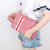 New Dry Wet Separation Net Red Cosmetic Bag Ins Style Portable Wash Bag Portable Travel Buggy Bag Storage Bag