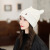 Knitted Woolen Cap Women's Autumn and Winter Japanese Style Cartoon Cute Rabbit Ears Hat Korean Style Pile Heap Cap Thermal Head Cover Beanie Hat