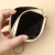 New Cowhide Mini Wallet Double Zipper Fashion Special-Interest High Sense Ins Houndrs Thooth Genuine Leather Coin Purse Women