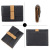 2022fashion Color Contrast First Layer Cowhide Wallet Multi-Card-Slot Card Holder Coin Purse Short Folding Wallet Women's Genuine Leather