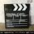 Wooden Director Board English Chinese New Shooting Video Movie City Clapperboard Meridian Pat Photography Decoration