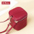 Oil Wax Leather Genuine Leather Hand Holding Bucket Bag Ins Retro Style Niche Lipstick Small Object Storage Coin Purse Female