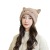 Knitted Woolen Cap Women's Autumn and Winter Japanese Style Cartoon Cute Rabbit Ears Hat Korean Style Pile Heap Cap Thermal Head Cover Beanie Hat