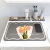 Bathroom Sink Water Draining Pad Bathroom Soap Water Cup Waterproof Mat Bathroom Quick-Drying Water Absorbent Coaster