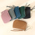 2022 New Niche First Layer Cattle-Leather Key Ring Coin Bag Ultra-Thin Coin Pocket Ins Ladies Genuine Leather Coin Purse