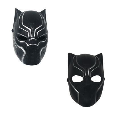 Black Panther Mask Marvel Series Cosplay Cartoon Popular Horror Cheering Props Children's Day Halloween Mask