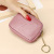 Genuine Leather Hand-Held Small Zip Wallet Women's First Layer Cowhide Simple Storage Keychain Coin Mini Coin Purse Wholesale