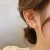 Korean Dongdaemun Fishtail Pearl Silver Pin Earrings 2022 New Trendy Earrings Graceful Earrings Stud Earrings Women's Sterling Silver