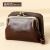 2022 New First Layer Oil Wax Cowhide Retro Clipped Button Wallet Niche Integrated Detachable Card Holder Coin Purse Genuine Leather