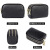 European and American First Layer Cowhide Simple Fashion Mini Clutch Triple Zipper Coin Pocket Key Coin Purse Genuine Leather