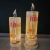 Acrylic Transparent Projection Refracting Candle for Ramadan