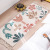 Nordic Ins Fresh Cotton and Linen Floor Mat Bedroom Bedside Foot Mat Living Room Sofa and Tea Table Handmade Tassel Carpet Machine Wash