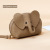 Japanese Style Creative Ins Style Cute Baby Elephant Small Zip Wallet Women's Indie Pop Style and Compact Genuine Leather Coin Purse Wholesale