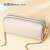 2022 New First Layer Cowhide Pillow Bag Simple Fashion Chain Bag Korean Style Soft Leather Lady Crossbody Shoulder Bag