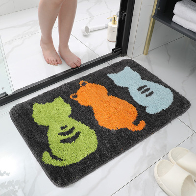 Shida New Bathroom Entrance Absorbent Bathroom Non-Slip Mat Entrance Home Use Bedroom Foot Mat Floor Mat