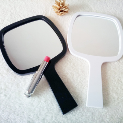 Wholesale Factory Direct Supply Logo Customized New Product Cosmetic Mirror Handheld Mirror Portable Hand-Hold Mirror