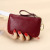 First Layer Soft Cowhide Zipper Small Wallet Simple Keychain Coin Bag Coin Pocket Natural Fall Genuine Leather Coin Purse Women